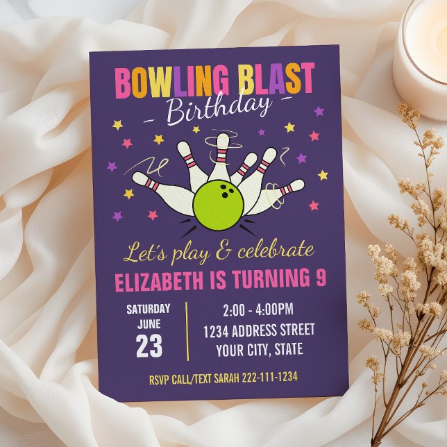 Bowling - Einladung zum Geburtstag (Von Creator hochgeladen)