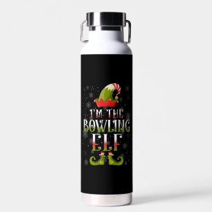 Bowling Elf Christmas Trinkflasche