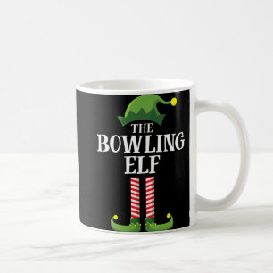 Bowling Elf Matching Family Group Weihnachts-Party Kaffeetasse