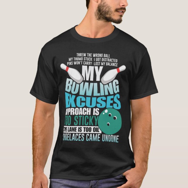 Bowling Expedition zur Funny Bowling Ball Strike S T-Shirt (Vorderseite)