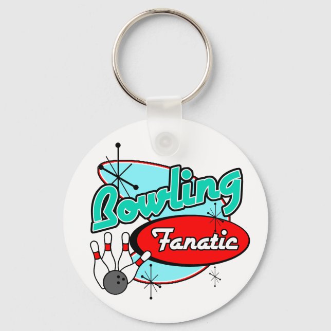 Bowling Fanatic Schlüsselanhänger (Vorderseite)