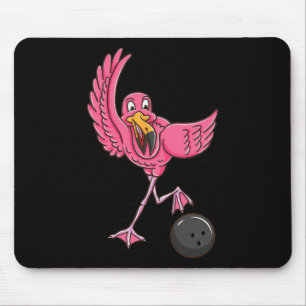 Bowling Flamingo 1 Mousepad