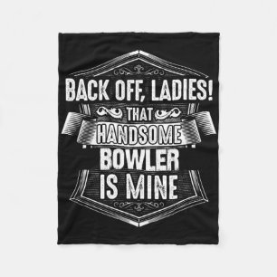 Bowling-Frau Bowling-Shirt Fleecedecke