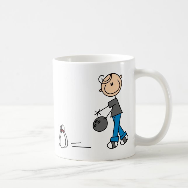 Bowling für eine Streik-Tasse Kaffeetasse (Rechts)