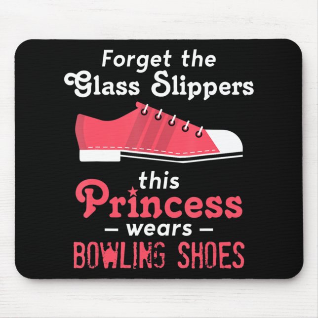 Bowling für Frauen, Ehefrau, Mama oder Mädchen Mousepad (Vorne)