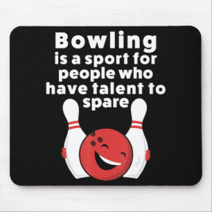 Bowling für Frauen und Kinder Mousepad