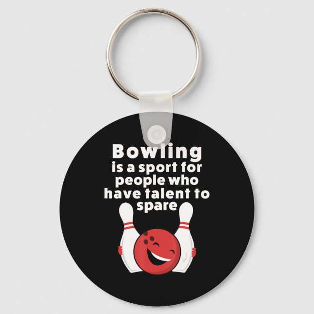 Bowling für Frauen und Kinder Schlüsselanhänger (Vorderseite)