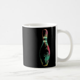 Bowling-Geschenke für Männer Frauen Bunte Stil Bow Kaffeetasse