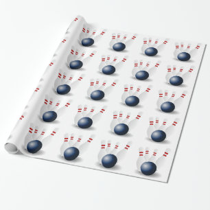 Bowling Geschenkpapier