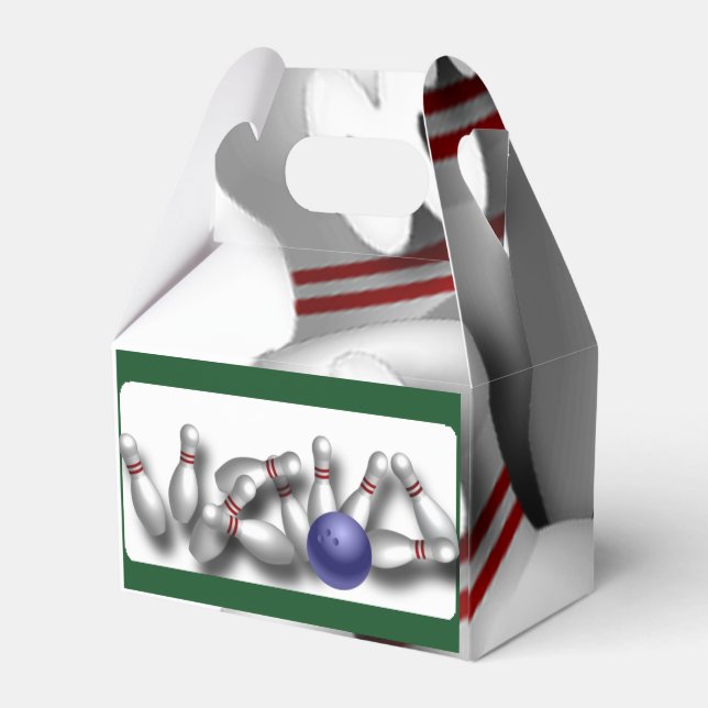 Bowling Geschenkschachtel (Rückseite)