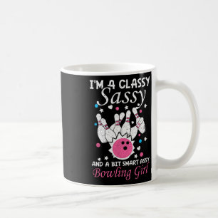 Bowling Girl Cly Sy und ein wenig clever und lusti Kaffeetasse