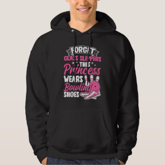 Bowling Girl Princess Pin Bowler Strike Bowling Fa Hoodie