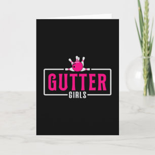 Bowling Girl Queen Princess Bowl Bowler Funny Gift Karte