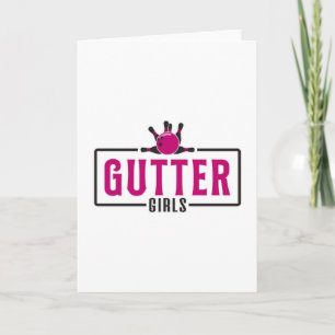 Bowling Girl Queen Princess Bowler Funny Gift Idee Karte