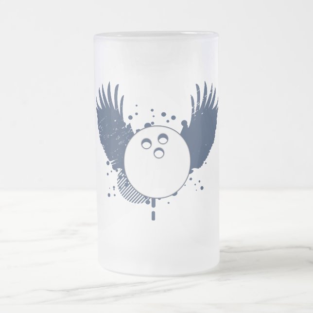 Bowling: Hi-Fi Mattglas Bierglas (Mittel)