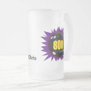 Bowling High Honors, Serie 800, Lila, Mattglas Bierglas