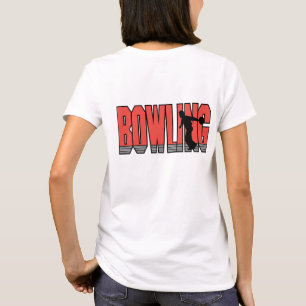 Bowling in Rot T-Shirt