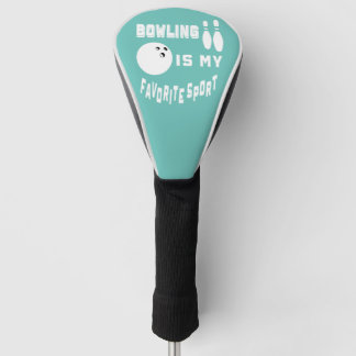 Bowling ist mein Lieblingssportgeschenk Bowlers Golf Headcover