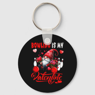 Bowling ist mein Valentingenkostüm für Niedliche H Schlüsselanhänger