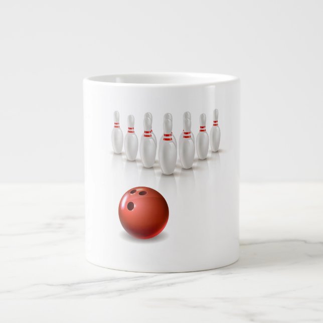 Bowling Jumbo-Tasse (Vorderseite)