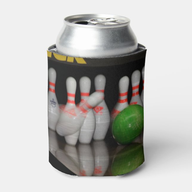 Bowling kann kühler werden (Abklappen) Dosenkühler (Kanne Vorderseite)