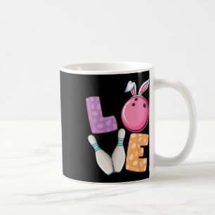 Bowling Kegel und Pins Hasenohren Ostereier Jagd O Kaffeetasse
