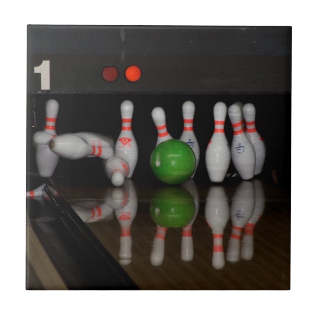 Bowling Keramik Tiles Fliese (Vorderseite)