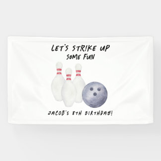 Bowling-Kindergeburtstagsfeier Banner