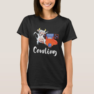 Bowling-Kuh-Bowler-Strike-Bowling-Pin-Bowling-Ball T-Shirt
