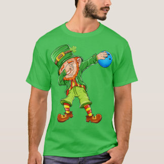 Bowling Leprechaun Happy St Patricks T T-Shirt
