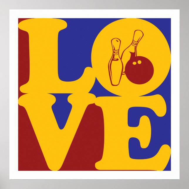 Bowling Love Poster (Vorne)