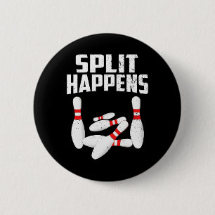 Bowling Lover Shirt Split kommt Männer Frauen Kind Button