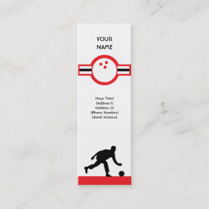 Bowling: Luftstern Mini Visitenkarte