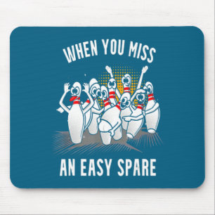 Bowling lustig, wenn man ein leichtes Spare vergis Mousepad
