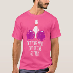 Bowling macht sich den Kopf aus dem lustigen Bowle T-Shirt