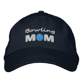 Bowling Mama bestickt Bestickte Baseballkappe