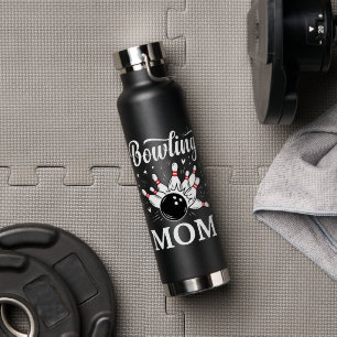 Bowling-Mama-Herz-Pins Lustige Liga Muttertag Trinkflasche