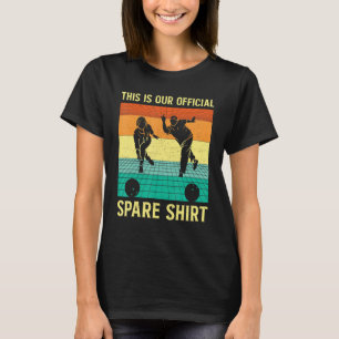Bowling-Mannschaft Bowling-Gruppe Ball Pin Spare B T-Shirt