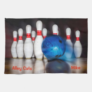 Bowling-Mannschaftshandtücher Küchentuch