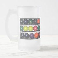 Bowling Mattierte Glass Beer Tasse