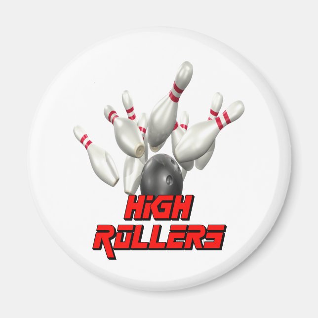 Bowling mit hohen Rollen Magnet (Vorne)