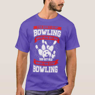 Bowling Old Man Grandpa Bowler Großvater Geschenk T-Shirt