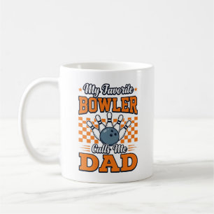 Bowling Papa Shirt Mein Lieblingsbowler nennt mich Kaffeetasse