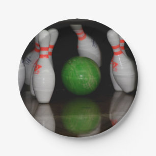 Bowling-Papierteller Pappteller