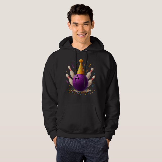 Bowling-Party-Feier 🎳✨  Hoodie (Vorne ganz)