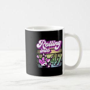 Bowling Party in 47 Bowling Geburtstag Kaffeetasse