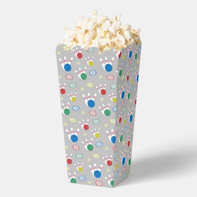 Bowling Pattern Popcorn Geschenkschachtel (Geplatzt)