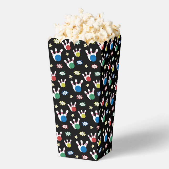 Bowling Pattern Popcorn Geschenkschachtel (Geplatzt)