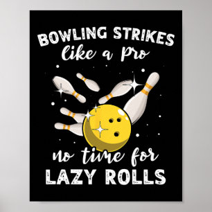 Bowling Player Bowler Slow Bowling Poster