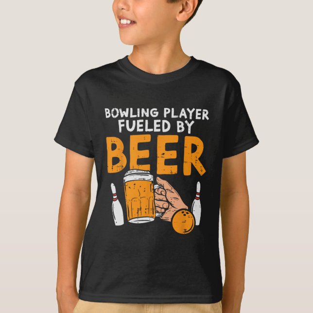 Bowling Player Funny Sport Bowler Player Te T-Shirt (Vorderseite)